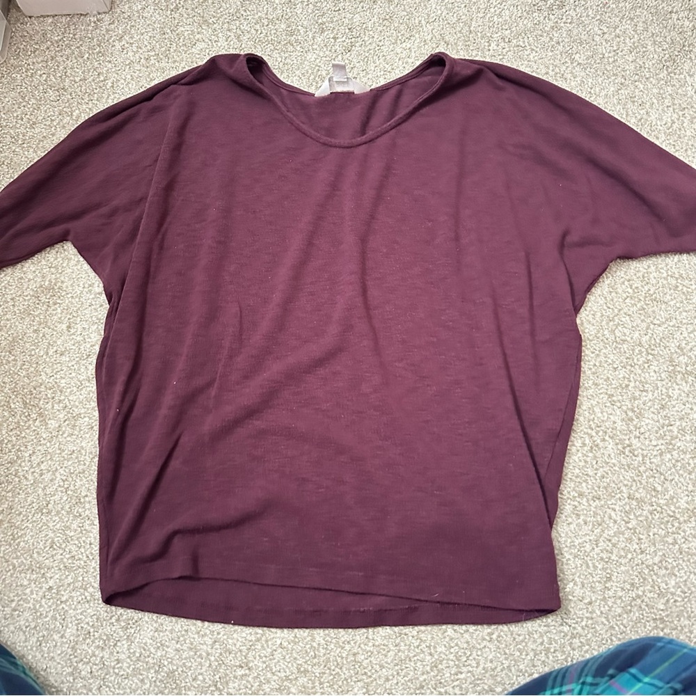 Market & Spruce S petite dolman 3/4 sleeve top
